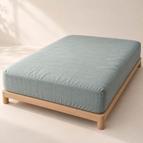 Concept illustrativo Relax Grounding — coprimaterasso. Aspetto da confermare sui campioni.
